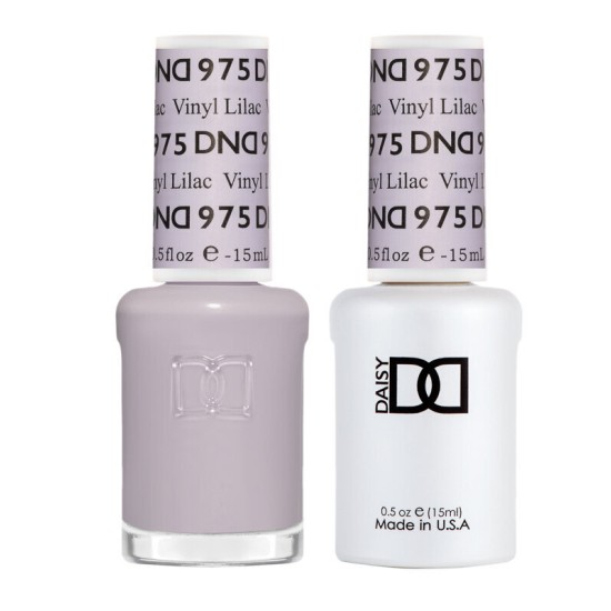 DND Gel Polish Set #975 Vinyl Lilac, 0.5 fl oz, Peace
