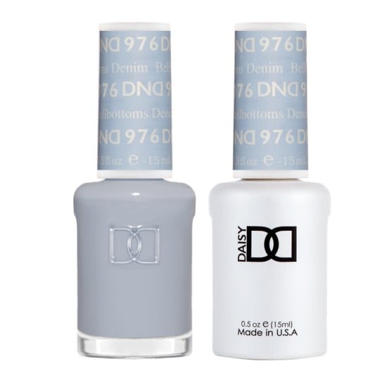 DND Gel Polish Set #976 Bellbottoms Denim, 0.5 fl oz, Peace