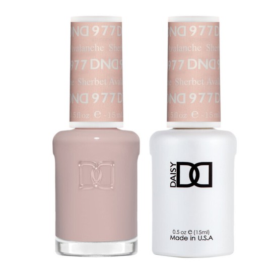 DND Gel Polish Set #977 Sherbet Avalanche, 0.5 fl oz, Peace