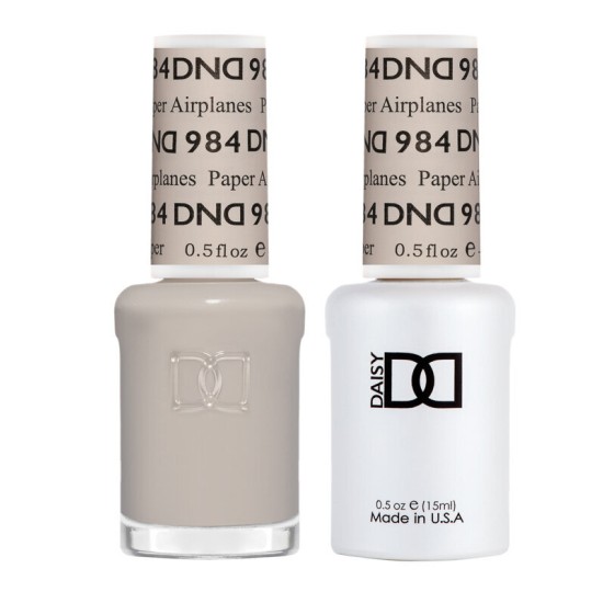 DND Gel Polish Set #984 Paper Airplanes, 0.5 fl oz, Peace