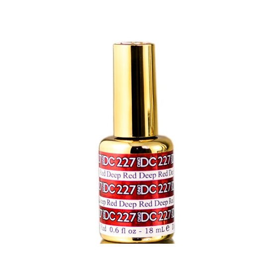 DND DC Gel #227 Deep Red Mermaid, 0.5 fl oz