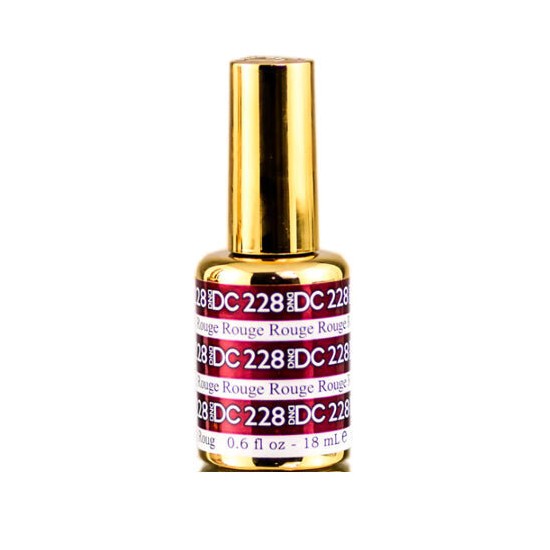 DND DC Gel #228 Rouge Mermaid, 0.5 fl oz