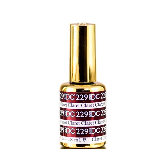 DND DC Gel #229 Claret Mermaid, 0.5 fl oz
