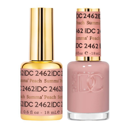 DC Pure Gel Polish Set #2462 Summa' Peach, 0.5 fl oz