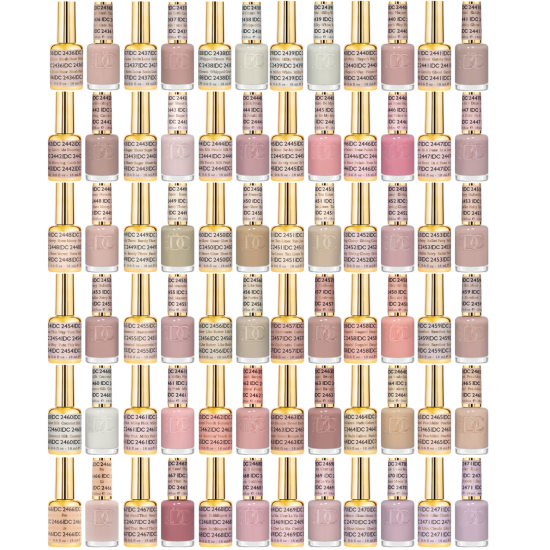 DC Pure Gel Polish Set Collection #13 Sheer, 36pc Bundle