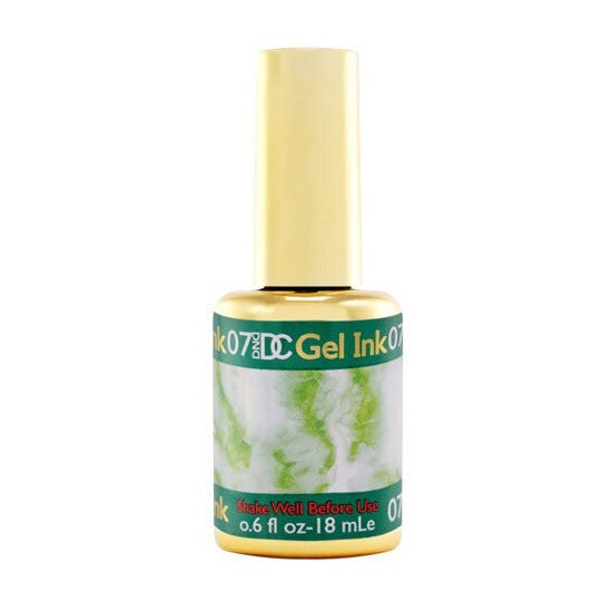 DND Gel Ink Marble Green #07, 0.5 fl oz