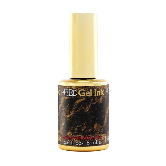 DND Gel Ink Marble Gold #14, 0.5 fl oz