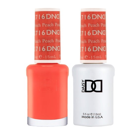 DND Gel Polish Set #716 Peach, 0.5 fl oz