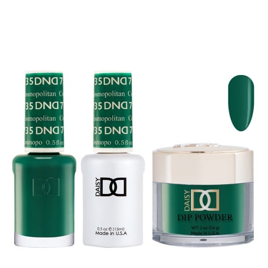 DND Dip Gel Polish Set #735 Cosmopolitan, 3pc Bundle Trio