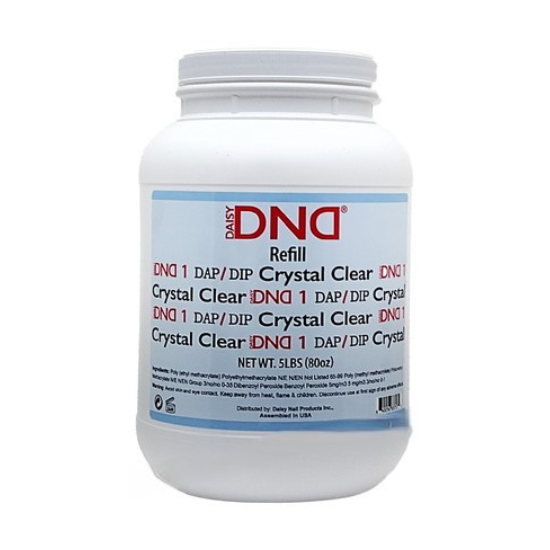 DND Crystal Clear #1 Dip Powder, 5lbs Value Size