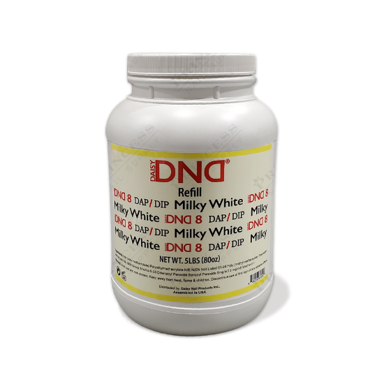 DND Milky White #8 Dip Powder, 5lbs Value Size