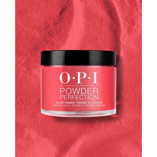 OPI Dip Powder Red Hot Rio #DPA70, 1.5oz