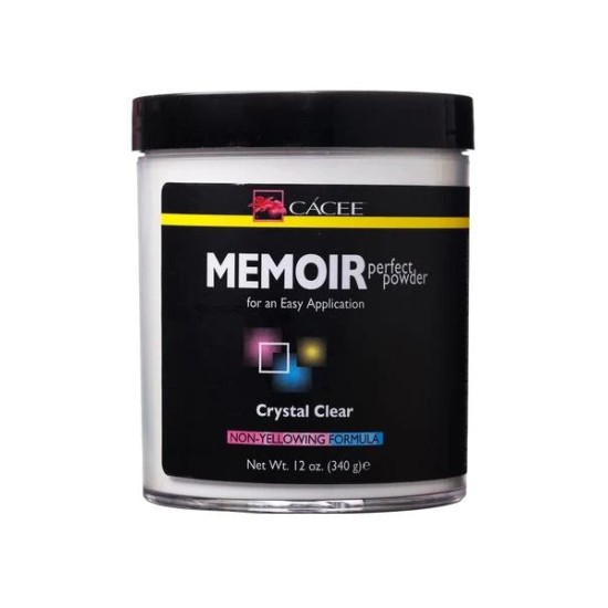 Cacee Memoir Gel Polimer Powder Clear 12oz