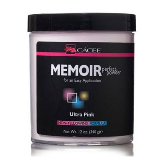 Cacee Memoir Gel Polimer Powder Ultra Pink 12oz