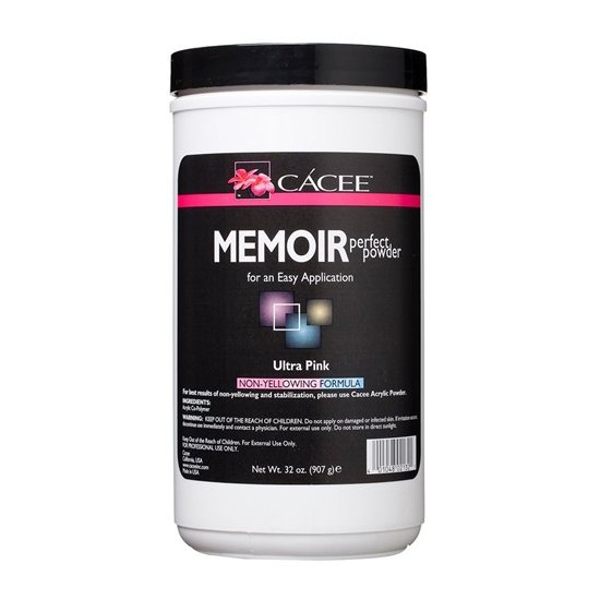 Cacee Memoir Gel Polimer Powder Ultra Pink 32oz
