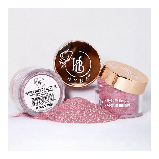 HYBA #FG-03 Pink Fairydust Glitter