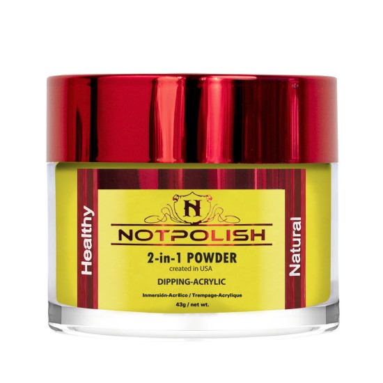 NotPolish G06 Brilliant Ballers 2oz Dip Powder Glow in the Dark