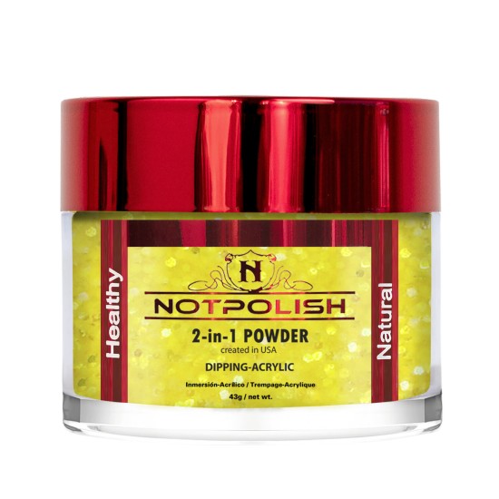 NotPolish G10 Lightning Strike 2oz Dip Powder Glow in the Dark