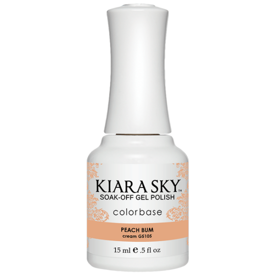 KiaraSky Gel #5105 Peach Bum, 0.5 fl oz