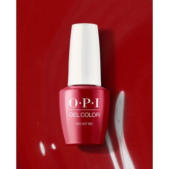 OPI Gel Red Hot Rio #GCA70, 0.5 fl oz