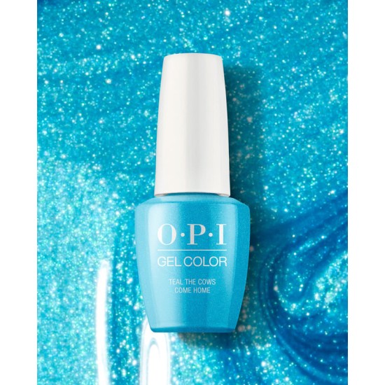 OPI Gel Teal The Cows Come Home #GCB54, 0.5 fl oz