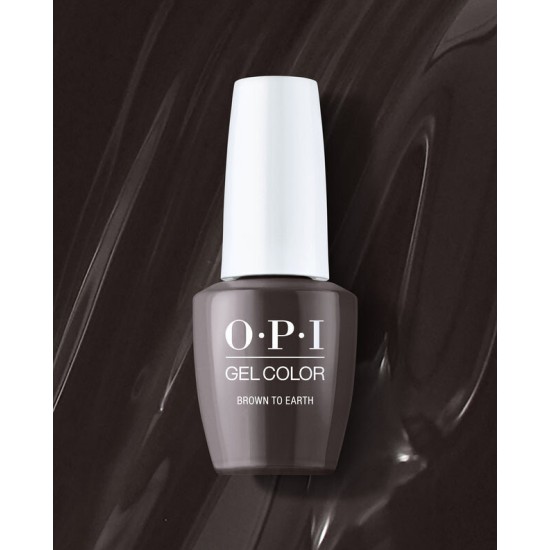 OPI Gel Brown To Earth #GCF004, 0.5 fl oz