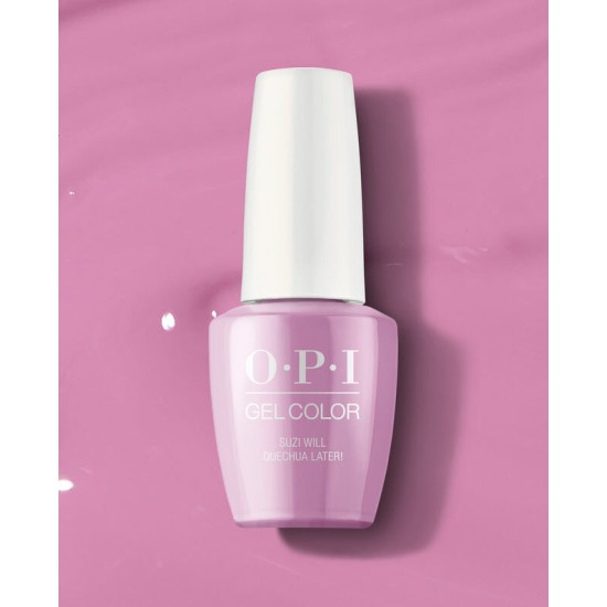 OPI Gel Suzi Will Quechua Later! #GCP31, 0.5 fl oz