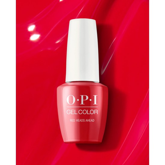 OPI Gel Red Heads Ahead #GCU13, 0.5 fl oz
