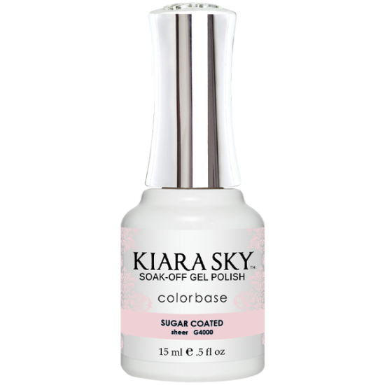 KiaraSky Gel Translucent Jelly #4000 Sugar Coated, 0.5 fl oz