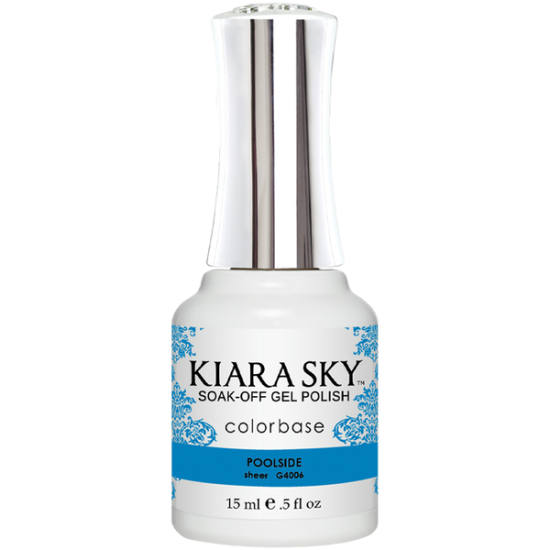 KiaraSky Gel Translucent Jelly #4006 Poolside, 0.5 fl oz