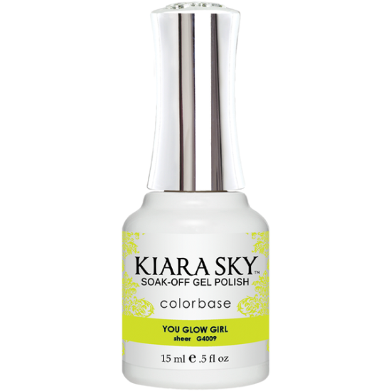 KiaraSky Gel Translucent Jelly #4009 You Glow Girl, 0.5 fl oz