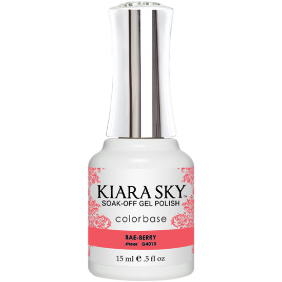 KiaraSky Gel Translucent Jelly #4013 Bae-berry, 0.5 fl oz