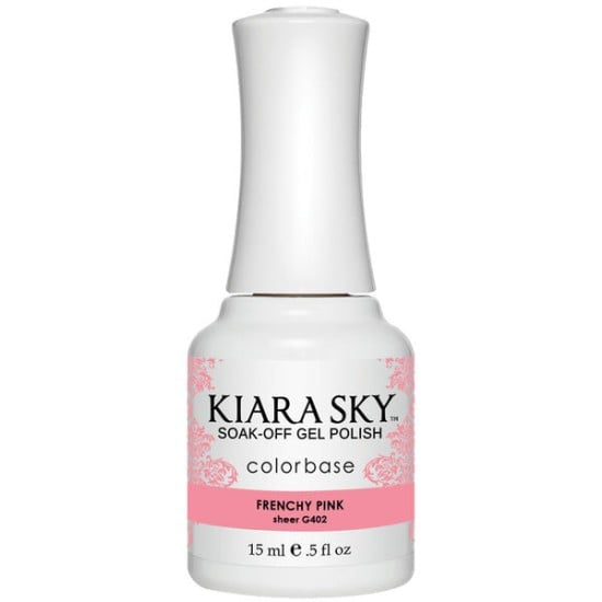KiaraSky Gel #402 Frenchy Pink, 0.5 fl oz