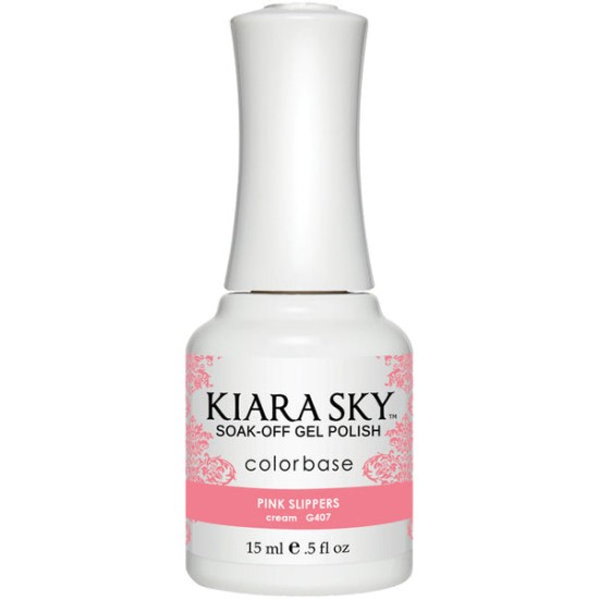 KiaraSky Gel #407 Ballet Slippers, 0.5 fl oz