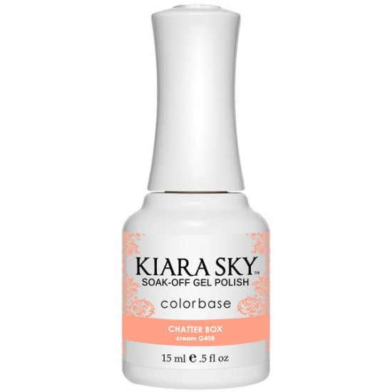 KiaraSky Gel #408 Chatterbox, 0.5 fl oz