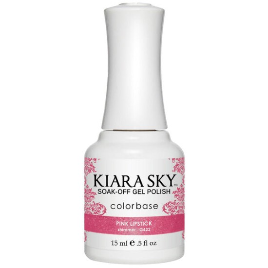 KiaraSky Gel #422 Pink Lipstick, 0.5 fl oz
