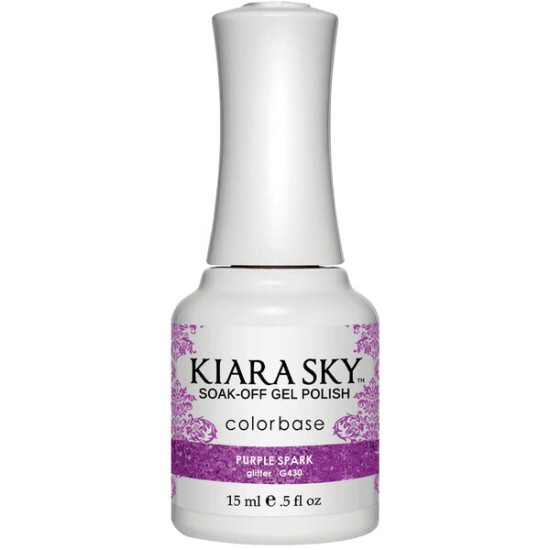 KiaraSky Gel #430 Purple Spark, 0.5 fl oz