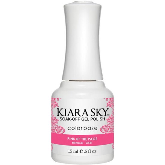 KiaraSky Gel #451 Pink Up The Pace, 0.5 fl oz