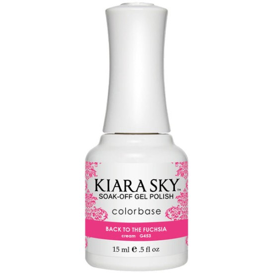 KiaraSky Gel #453 Back To Fushia, 0.5 fl oz