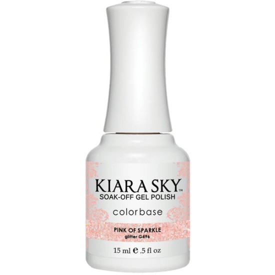 KiaraSky Gel #496 Pinking Of Sparkle, 0.5 fl oz