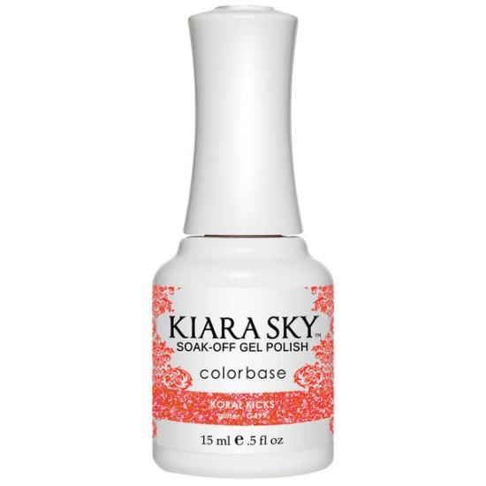 KiaraSky Gel #499 Koral Kicks, 0.5 fl oz