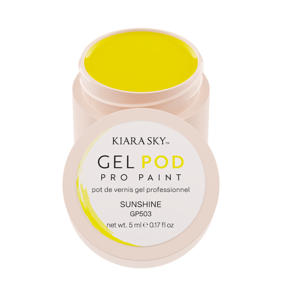 KiaraSky Gel Pod Pro Paint #GP503 Sunshine, 0.17oz
