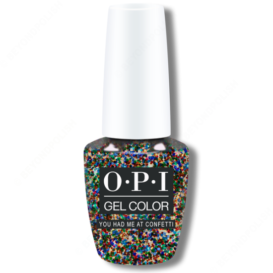 OPI Gel You Had Me At Confetti #GCHPN15, 0.5 fl oz