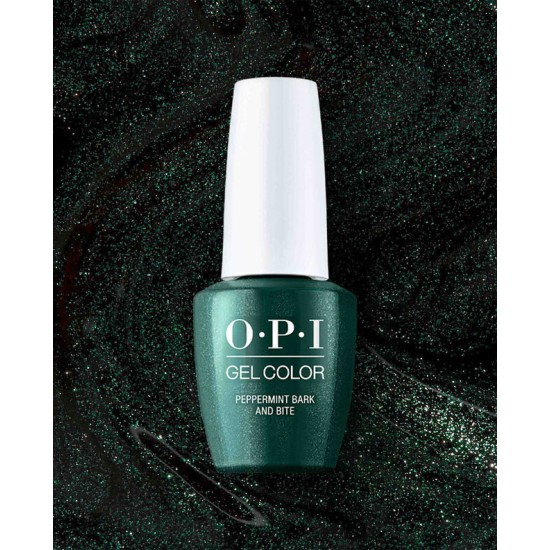 OPI Gel Peppermint Bark and Bite #GCHPQ01, 0.5 fl oz