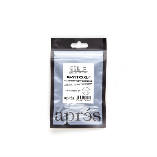APRÉS  Jenny Queen Sculpted Stiletto XXXLong 1, Refill Tips