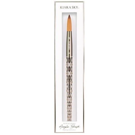 KiaraSky 100% Pure Kolinsky Acrylic Brush #12