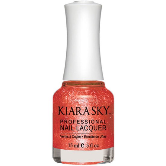 KiaraSky Nail Polish I'm Not Red-E Yet #424, 0.5 fl oz