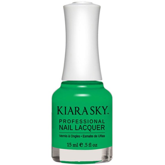 KiaraSky Nail Polish Green With Envy #448, 0.5 fl oz
