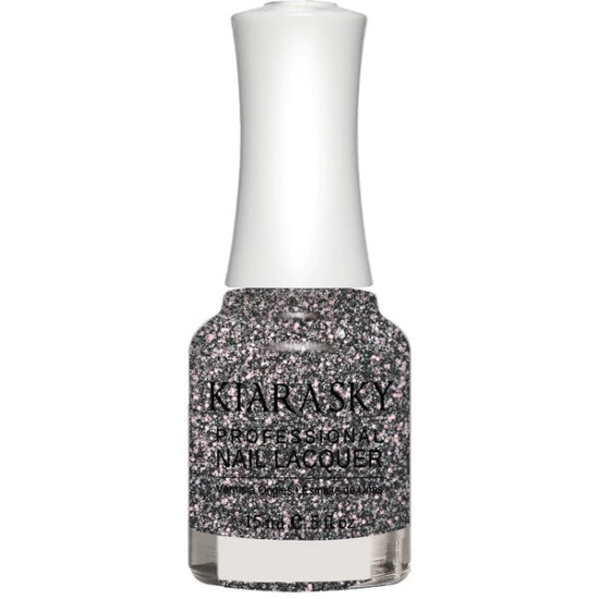 KiaraSky Nail Polish Polka Dots #459, 0.5 fl oz