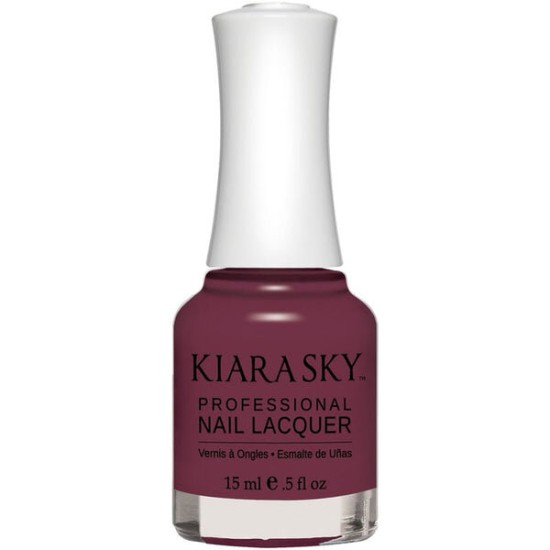 KiaraSky Nail Polish Victorian Iris #483, 0.5 fl oz